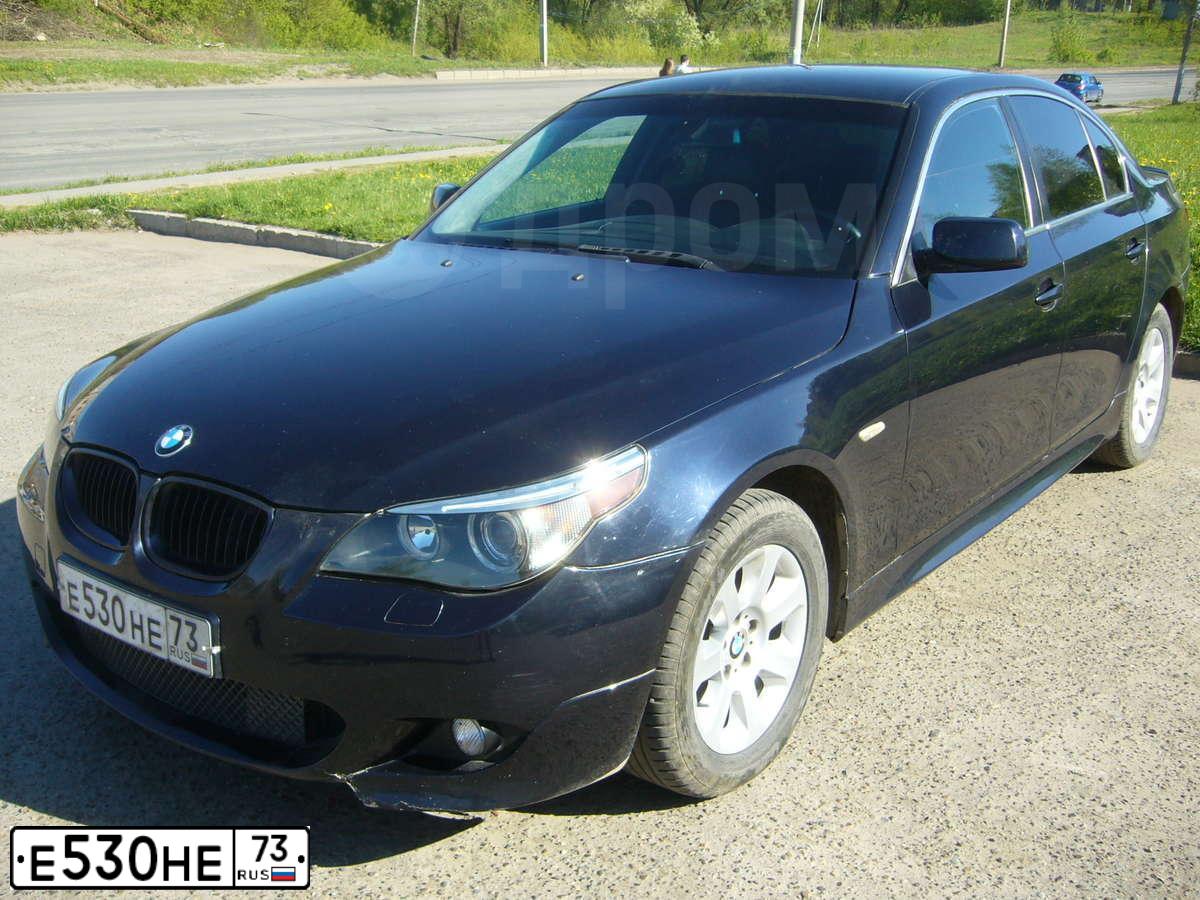 Фото автомобиля BMW SERIE 5, 2006 — госномер В265ХО12. Цвет: синий
