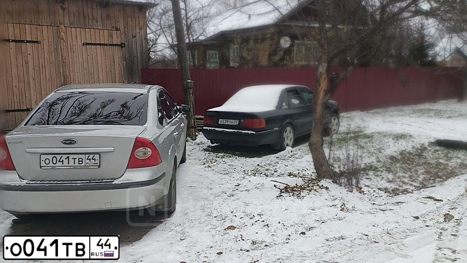 Фото автомобиля FORD FOCUS, 2008 — госномер В211РР43. Цвет: Серебристый
