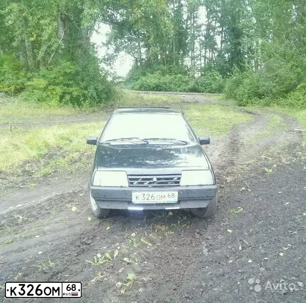 Фото автомобиля LADA 2108 SAMARA, 1995 — госномер К326ОМ68. Цвет: ЧЕРНЫЙ