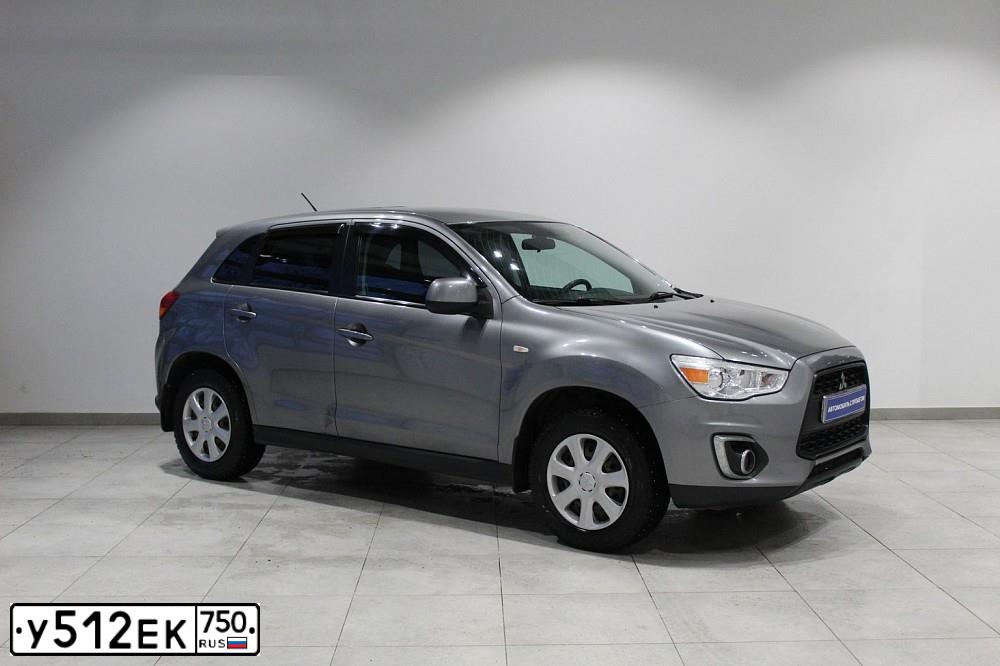 Фото автомобиля MITSUBISHI ASX, 2014 — госномер Е882СС799. Цвет: Серый