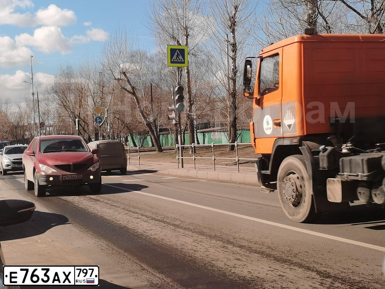 Фото автомобиля SSANGYONG ACTYON SPORTS, 2007 — госномер Е763АХ797. Цвет: Красный