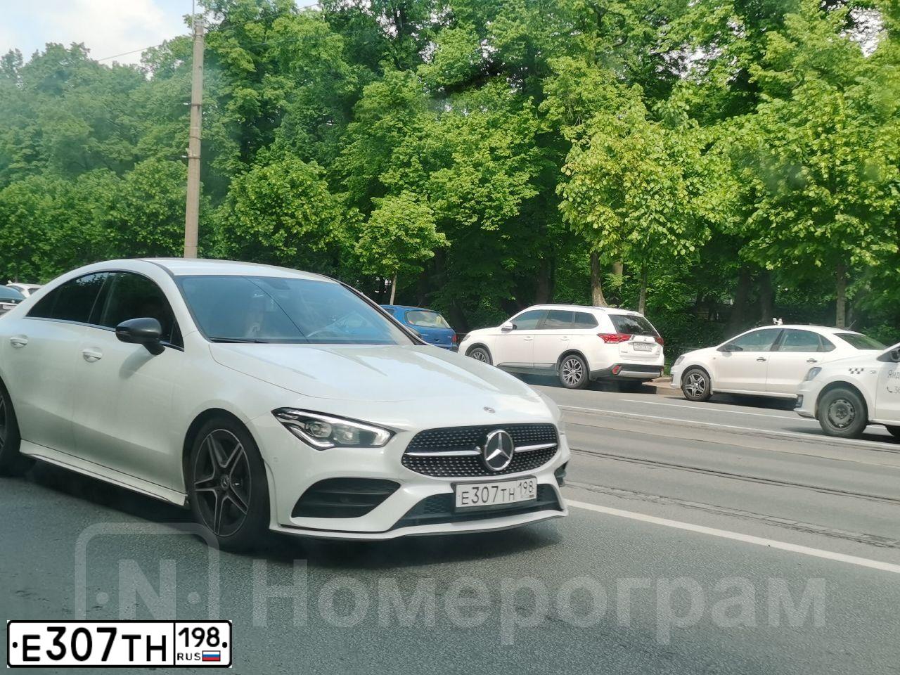 Фото автомобиля MERCEDES CLA-KLASSE, 2020 — госномер Е307ТН198