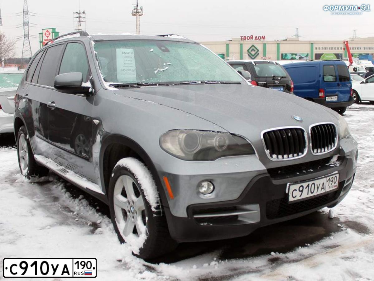 Фото автомобиля BMW X5, 2007 — госномер В307КТ09. Цвет: СЕРЫЙ ТЕМНЫЙ