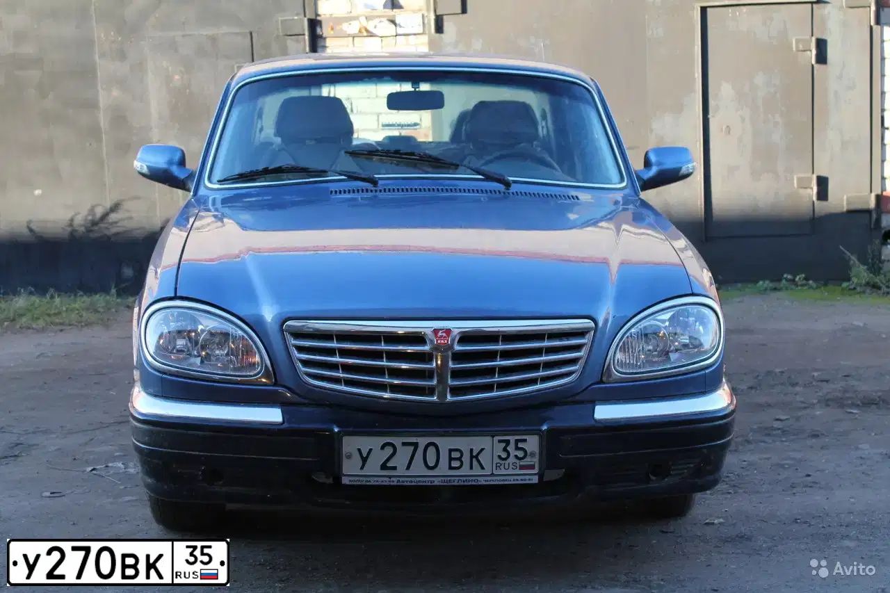 Фото автомобиля GAZ 3110 WOLGA, 2008 — госномер У270ВК35. Цвет: ГЛУБОКИЙ СИНИЙ
