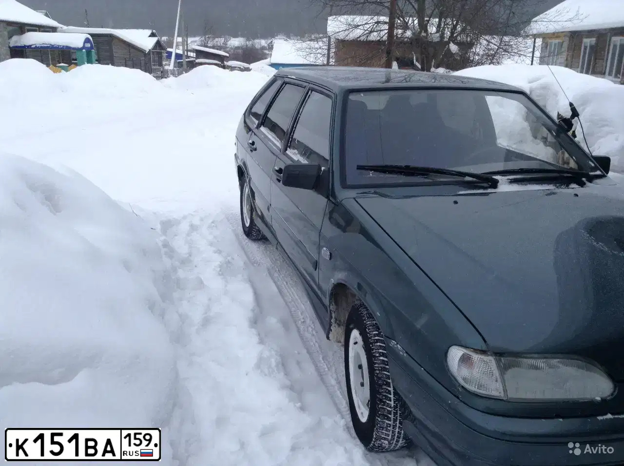 Фото автомобиля LADA 2114 SAMARA, 2007 — госномер В438УТ18. Цвет: СЕРО-СИНЕ-ЗЕЛЕНЫЙ