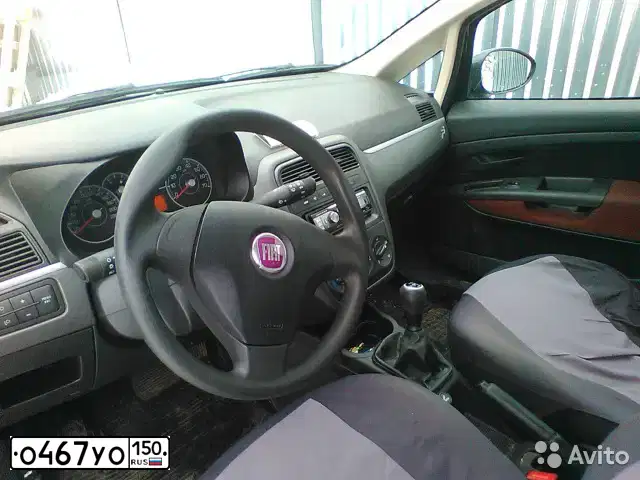 Фото автомобиля FIAT PUNTO, 2008 — госномер О219АТ180. Цвет: ЧЕРНЫЙ
