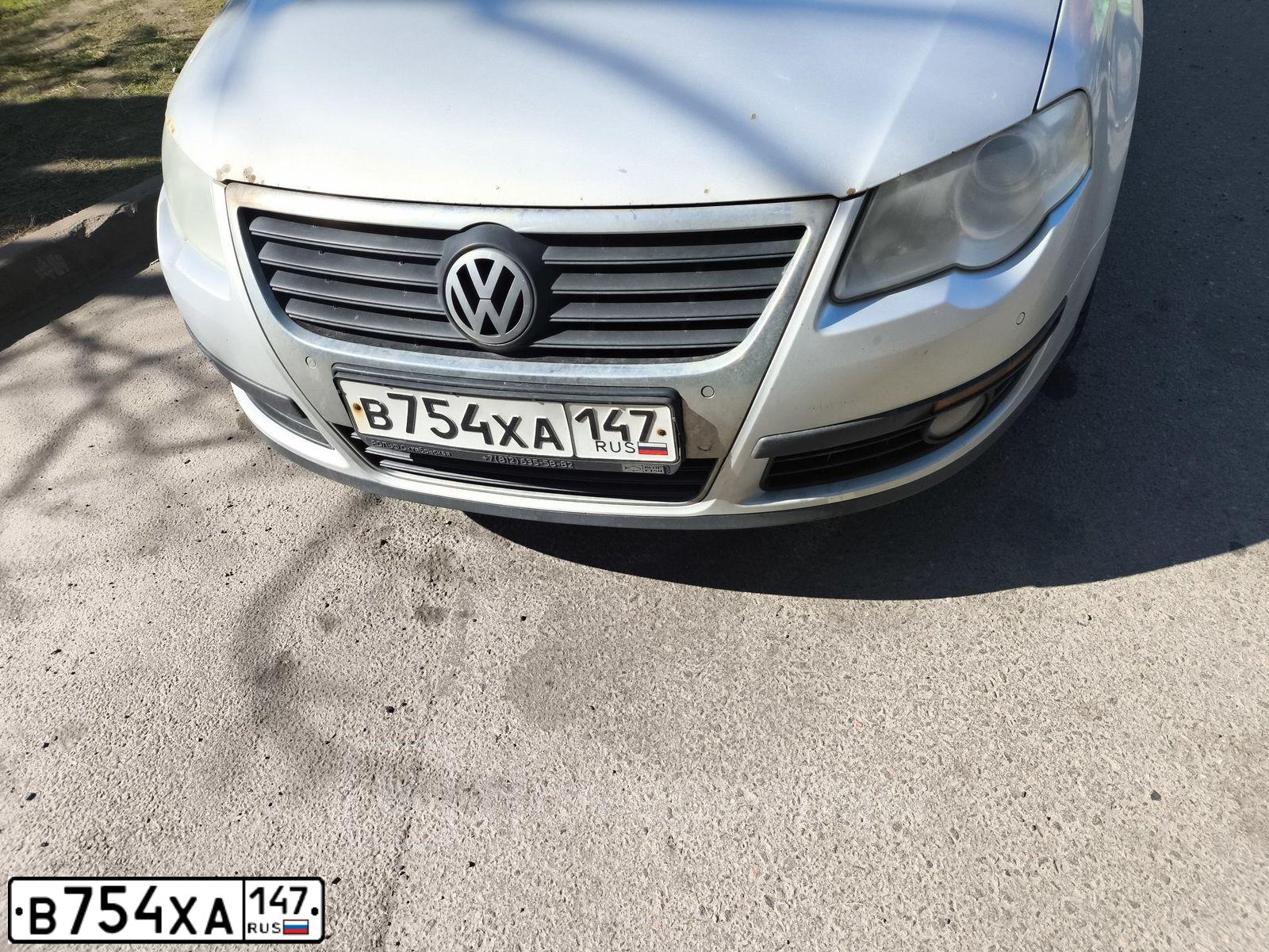 Фото автомобиля VOLKSWAGEN PASSAT, 2008 — госномер В754ХА147. Цвет: Серебристый