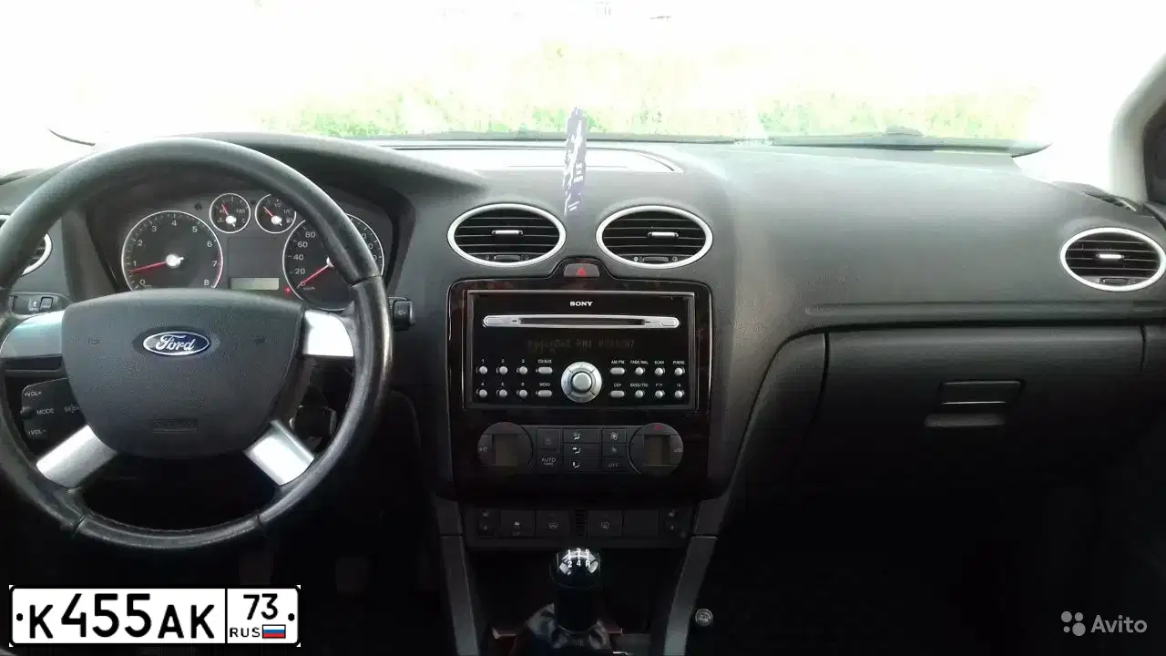 Фото автомобиля FORD FOCUS, 2006 — госномер К455АК73. Цвет: СВЕТЛО-СЕРО-ГОЛУБОЙ