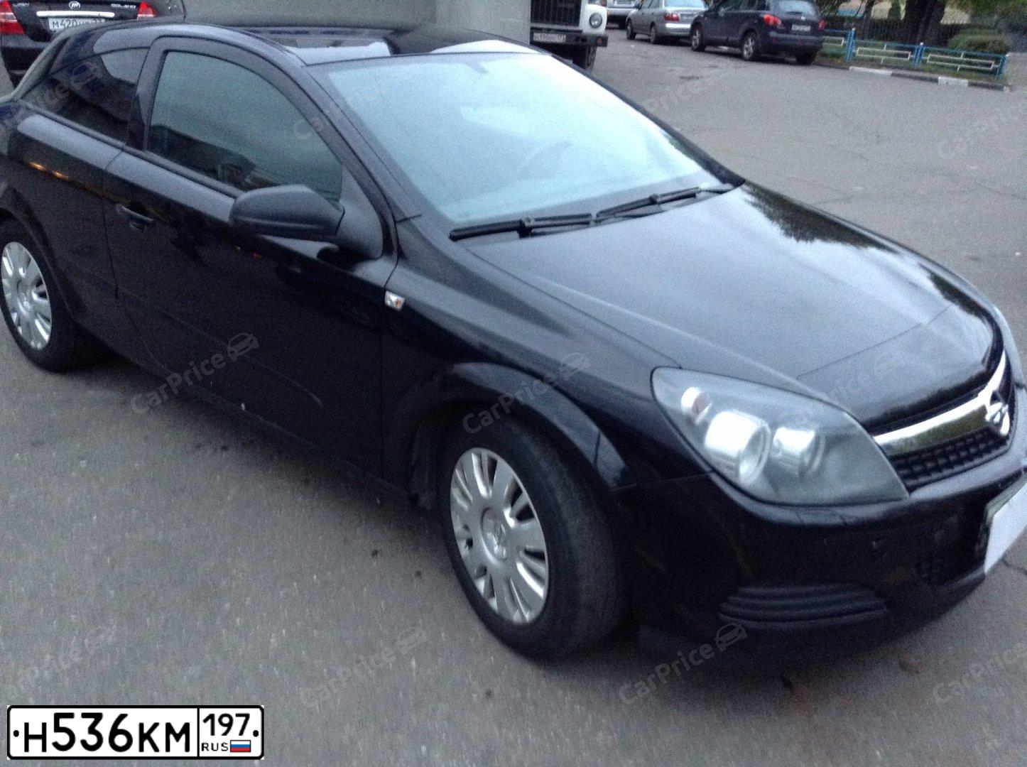 Фото автомобиля OPEL ASTRA, 2007 — госномер К100ТВ177. Цвет: ЧЕРНЫЙ
