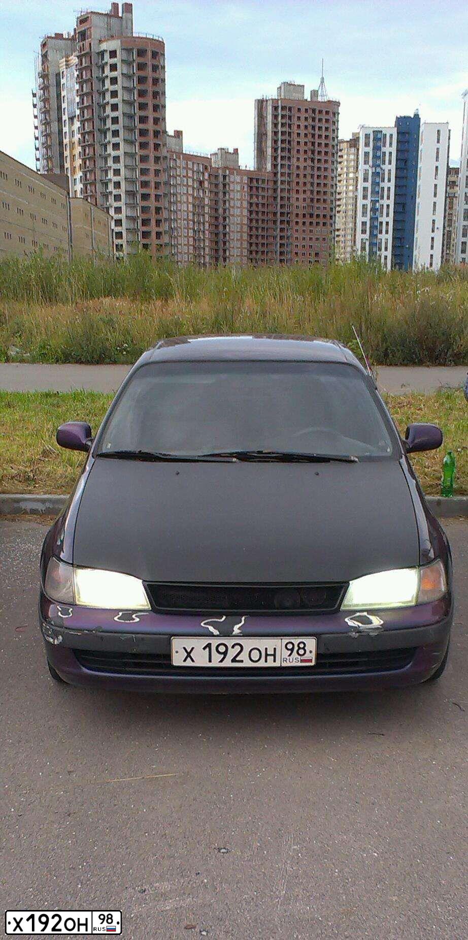 Фото автомобиля ТОЙОТА КАРИНА Е, 1994 — госномер М161ТА60. Цвет: ТЕМНО-СИНИЙ