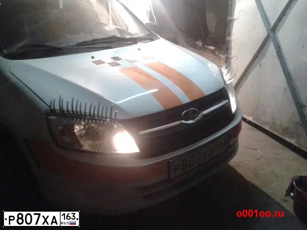 Фото автомобиля LADA GRANTA, 2012 — госномер В997КМ06. Цвет: Белый