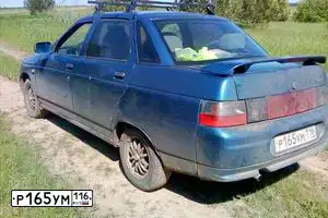 Фото автомобиля LADA 2110 LADA, 2005 — госномер А927ХС18. Цвет: сине-зеленый