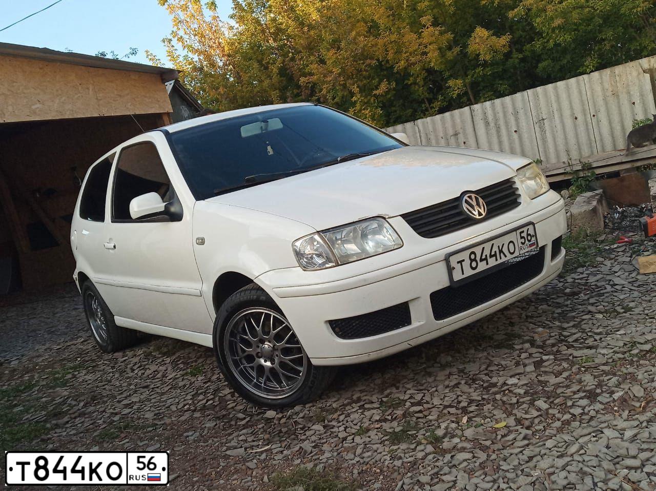 Фото автомобиля VОLКSWАGЕN  РОLО, 2000 — госномер С534КУ56. Цвет: Белый