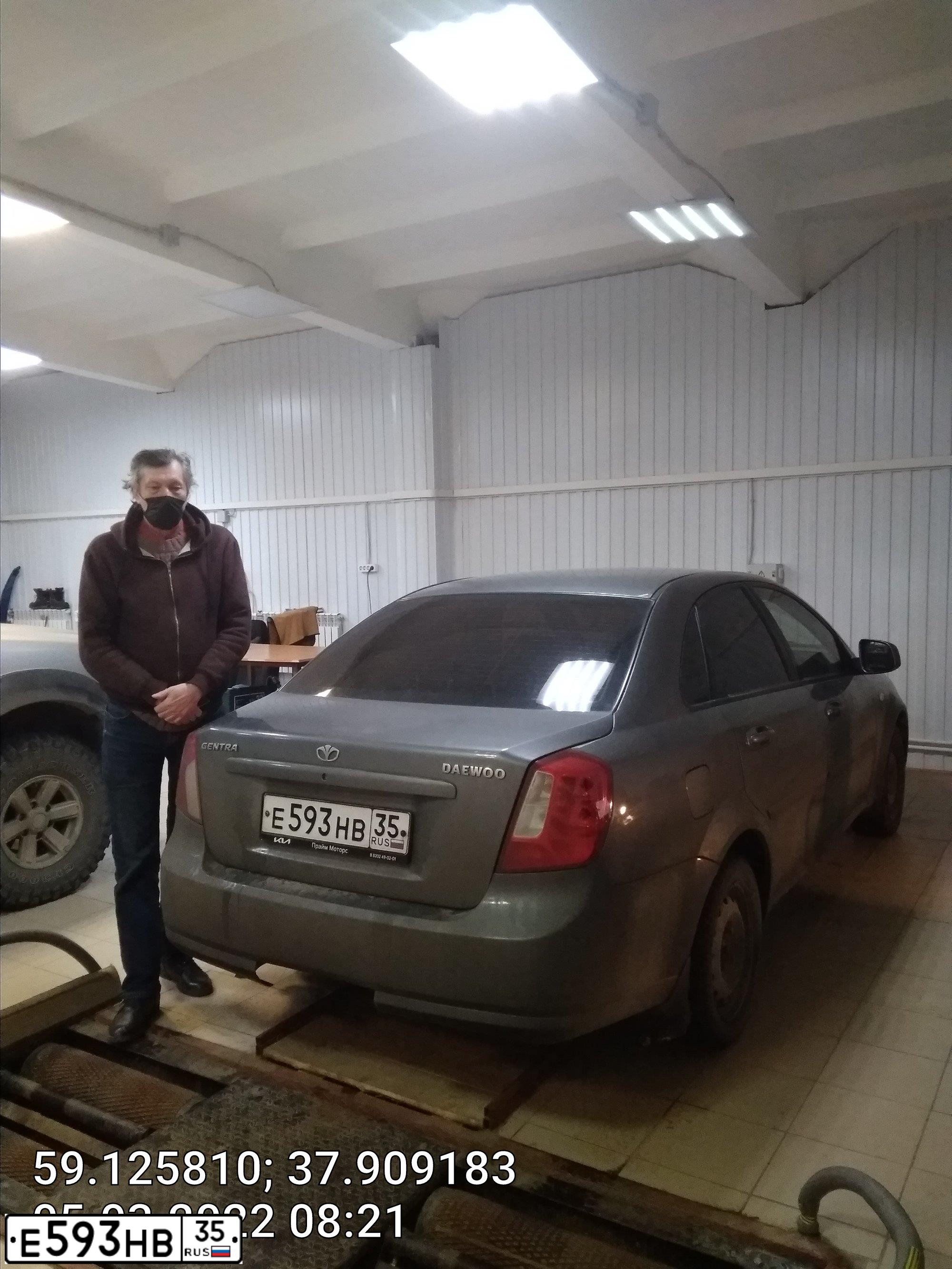 Фото автомобиля DAEWOO GENTRA, 2014 — госномер У698ВР44. Цвет: ТЕМНО-СЕРЫЙ