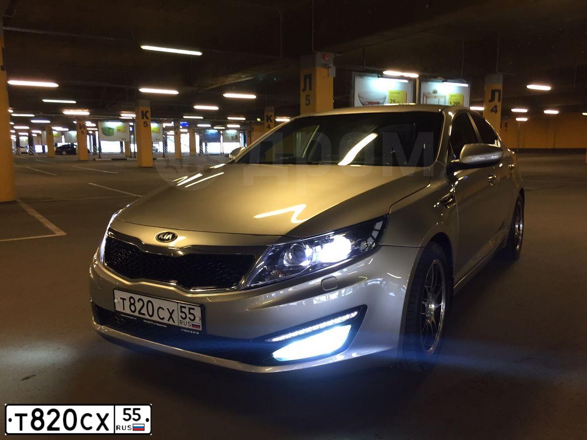 Фото автомобиля KIA MAGENTIS / OPTIMA, 2012 — госномер Т820СХ55. Цвет: СЕРЕБРИСТЫЙ