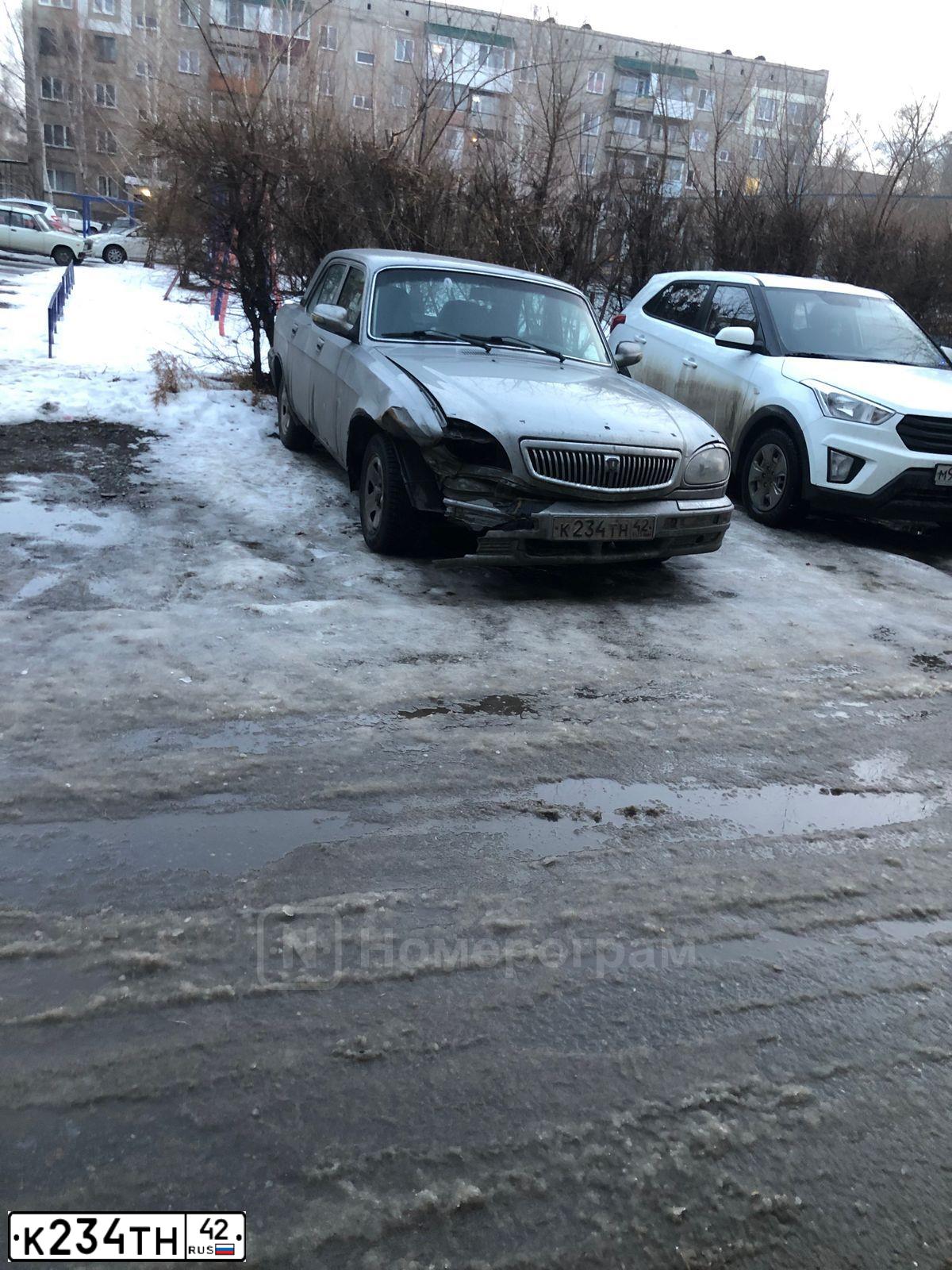 Фото автомобиля GAZ Z 3110 WOLGA, 2008 — госномер К234ТН42. Цвет: СЕРЕБРИСТЫЙ
