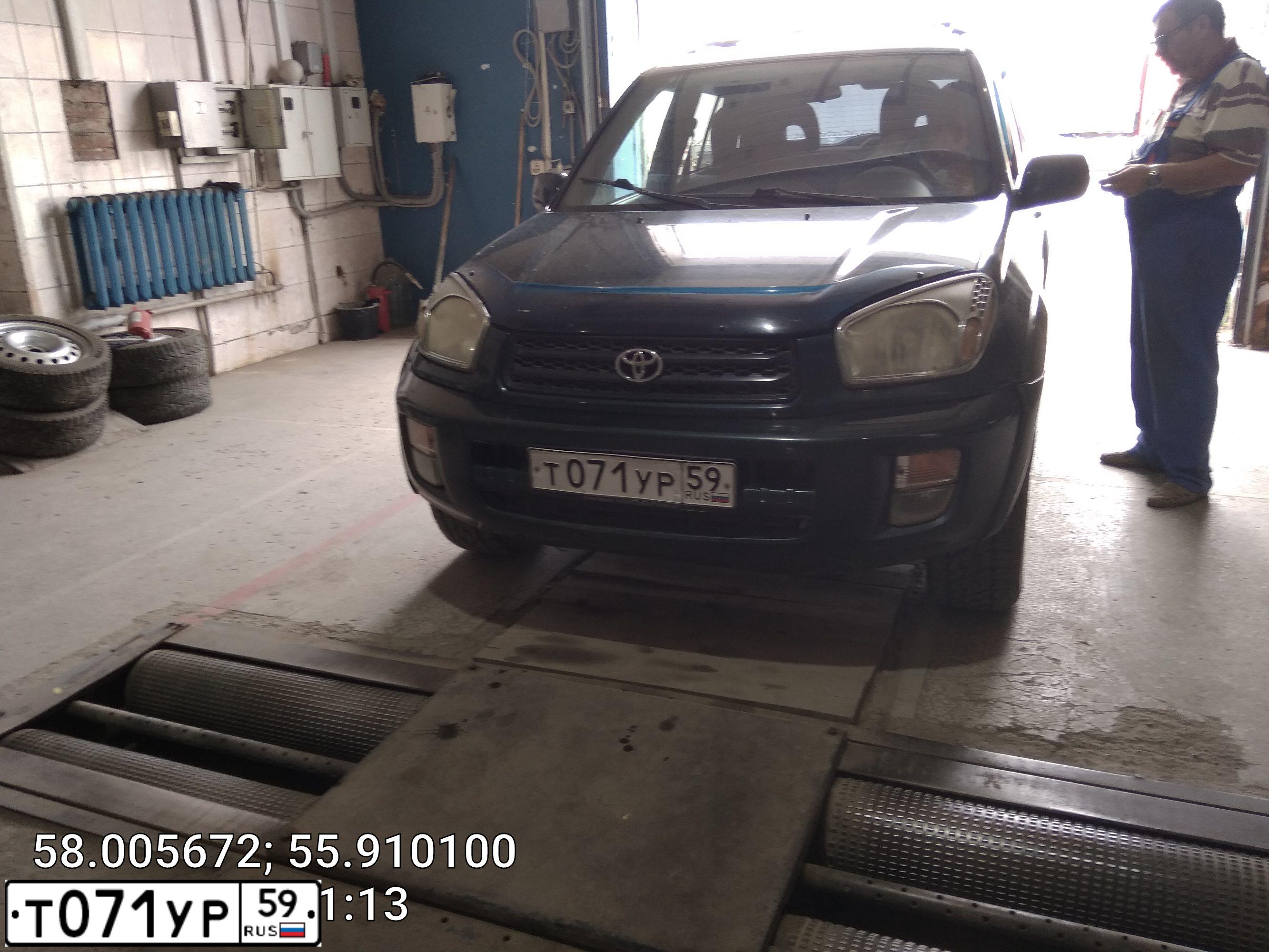 Фото автомобиля TOYOTA RAV4, 2003 — госномер Т071УР59