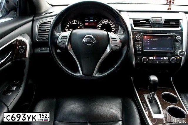 Фото автомобиля NISSAN TEANA, 2014 — госномер Т964ОА152. Цвет: Белый