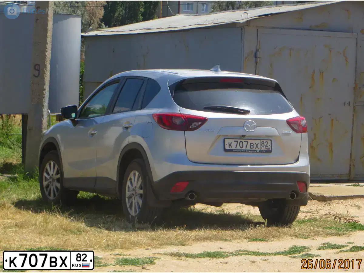 Фото автомобиля МАЗДА 3, 2008 — госномер К370ТО82. Цвет: ЧЕРНЫЙ