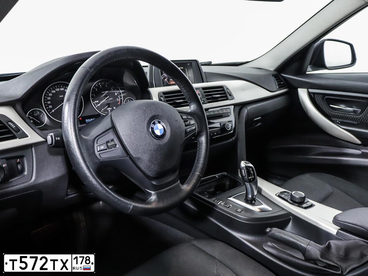 Фото автомобиля BMW SERIE 3, 2016 — госномер Т572ТХ178. Цвет: ЧЕРНЫЙ
