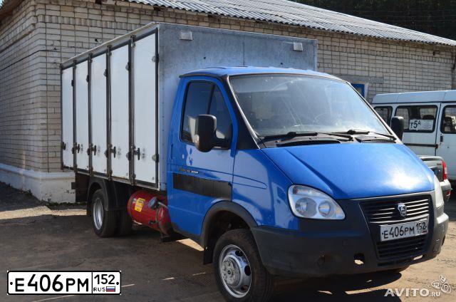 Фото автомобиля GAZ 3302 EL, 2011 — госномер Е406РМ152. Цвет: СИНИЙ