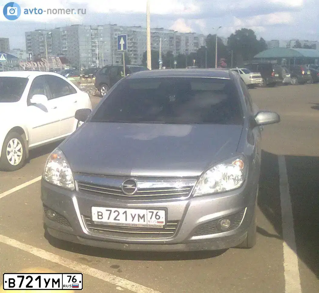 Фото автомобиля OPEL ASTRA, 2008 — госномер А154АР147. Цвет: СЕРЫЙ