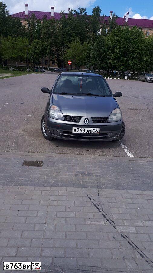 Фото автомобиля RENAULT SYMBOL, 2004 — госномер Х955КО790. Цвет: СЕРЫЙ ТЕМНЫЙ