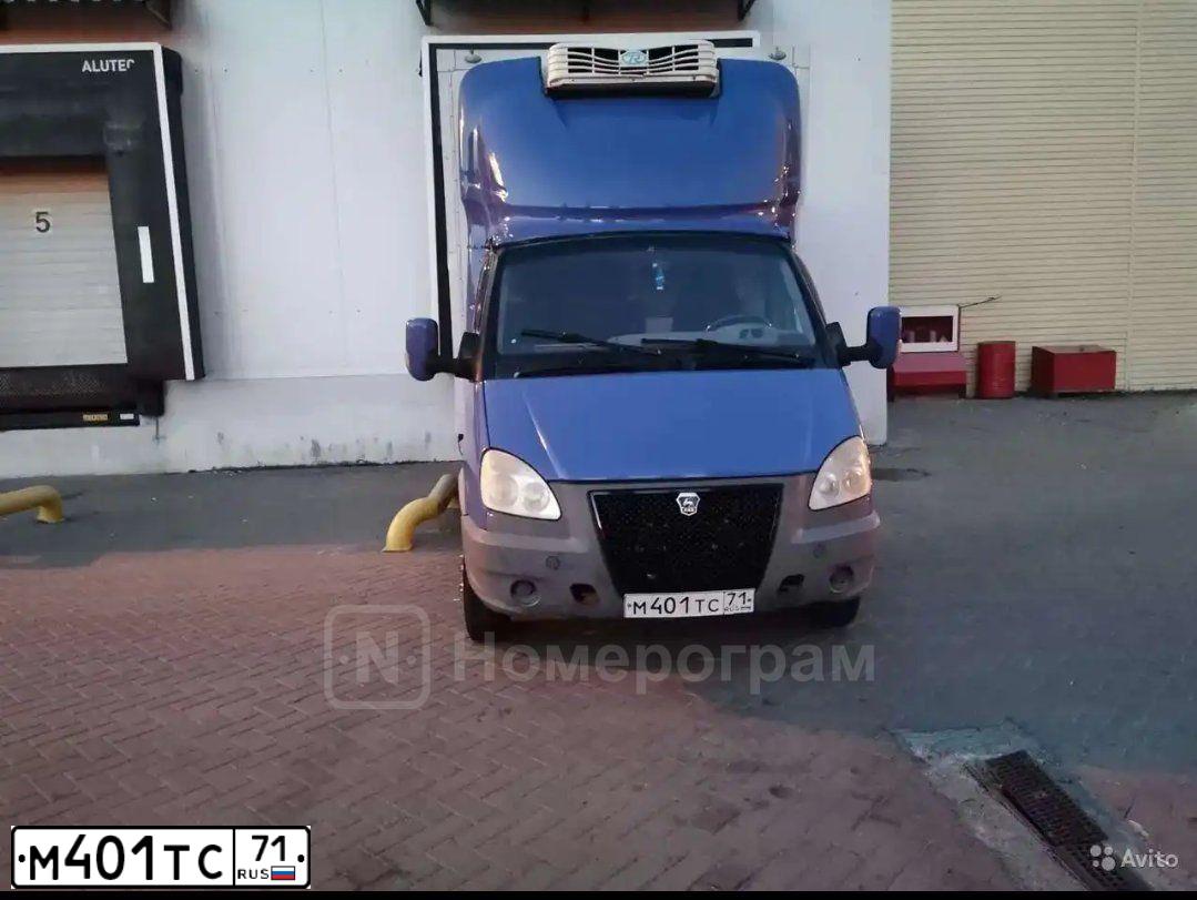 Фото автомобиля GAZ 3302 EL, 2008 — госномер М401ТС71. Цвет: ЮНИОР