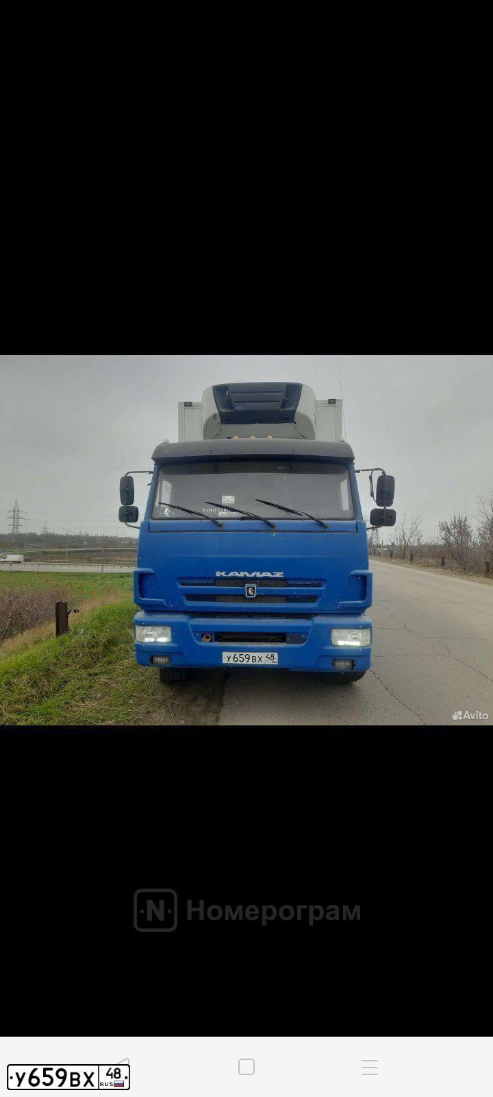 Фото автомобиля KAMAZ 65117 /6X4/, 2012 — госномер А499ЕЕ252. Цвет: синий
