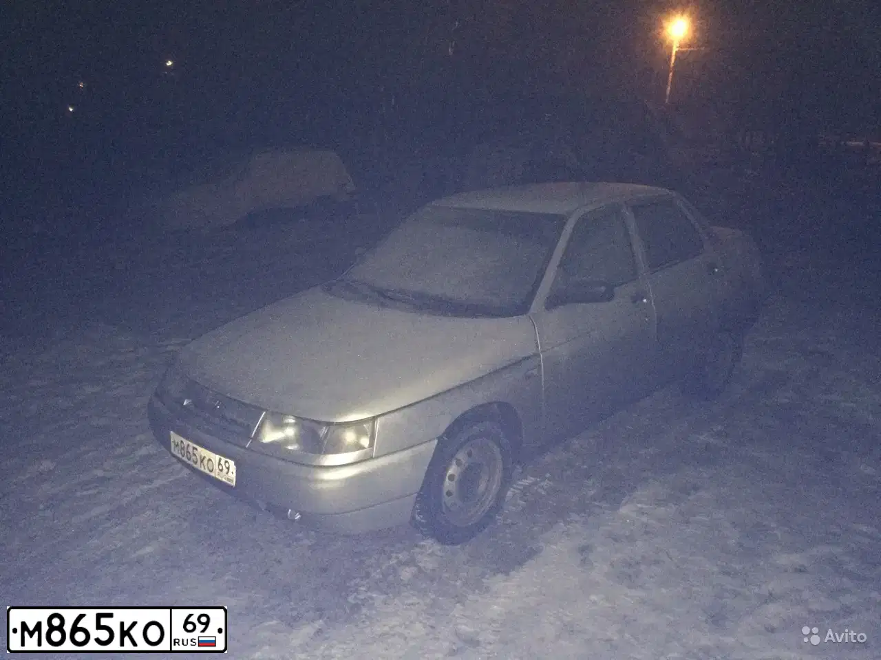 Фото автомобиля LADA 2110, 2006 — госномер Р132УК69. Цвет: Светло-Серебристый металлик