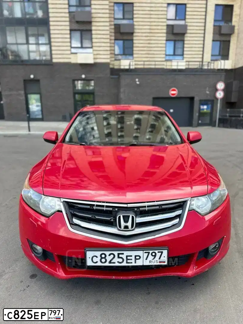 Фото автомобиля HONDA ACCORD, 2008. Цвет: Красный