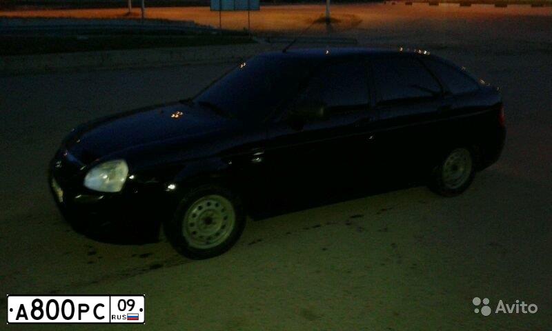 Фото автомобиля LADA 2172 PRIORA, 2010 — госномер А800РС09. Цвет: СИНЕ-ЧЕРНЫЙ