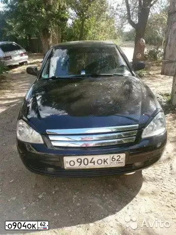 Фото автомобиля LADA 2172 PRIORA, 2010 — госномер О904ОК62. Цвет: Темно-зеленый