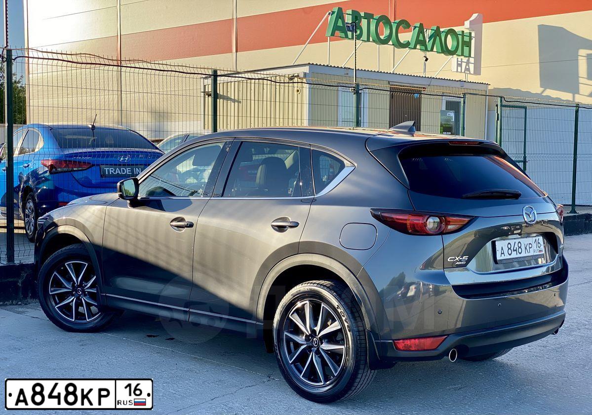 Фото автомобиля MAZDA CX-5, 2017 — госномер Н742ТЕ196. Цвет: ТЕМНО-СЕРЫЙ
