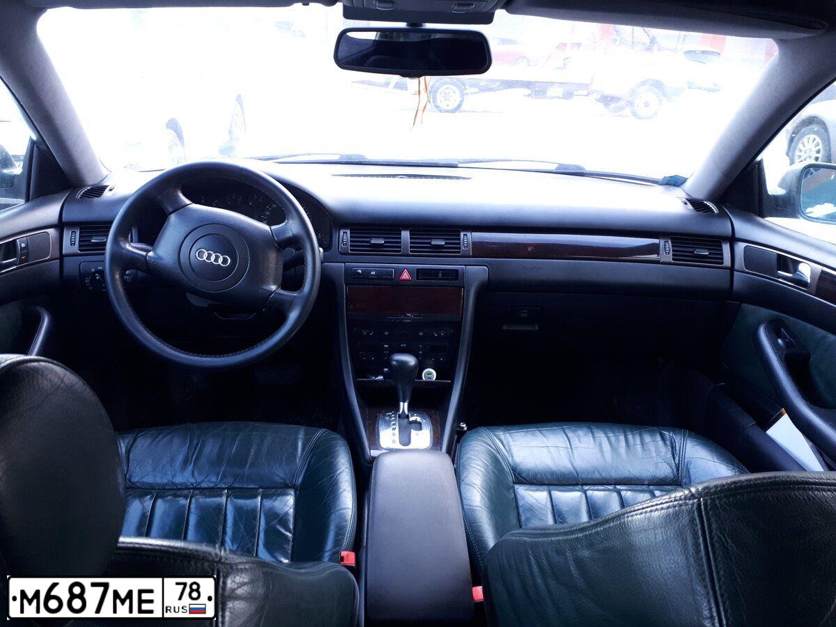 Фото автомобиля AUDI A6, 1997 — госномер М663РХ790. Цвет: ЗЕЛЕНЫЙ
