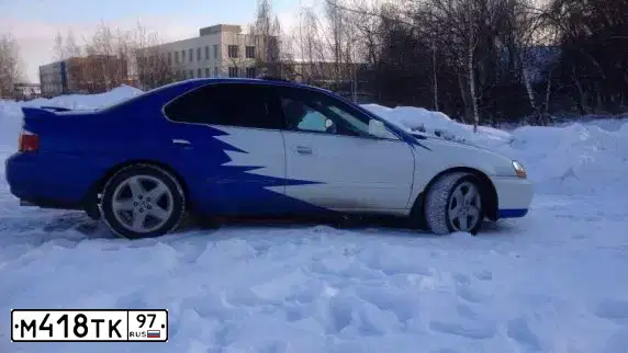 Фото автомобиля ACURA TL, 2001 — госномер М418ТК97. Цвет: БЕЛЫЙ