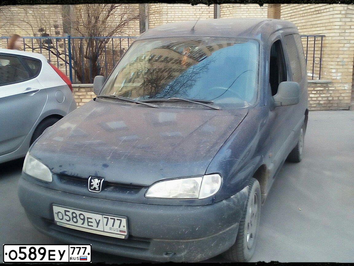 Фото автомобиля PEUGEOT PARTNER, 1998 — госномер А270ТМ62. Цвет: СИНИЙ