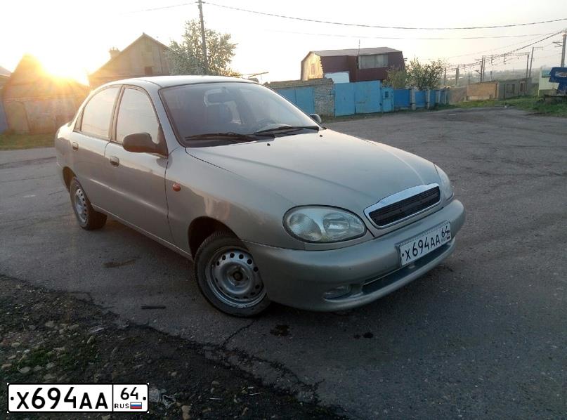 Фото автомобиля CHEVROLET LANOS, 2006 — госномер М619ВР164. Цвет: СЕРЕБРИСТЫЙ