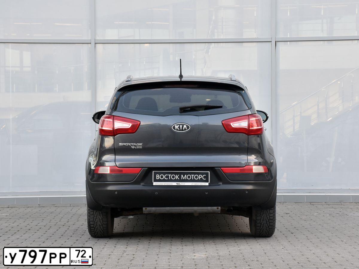 Фото автомобиля KIA SPORTAGE, 2011 — госномер А466СЕ172. Цвет: Серый