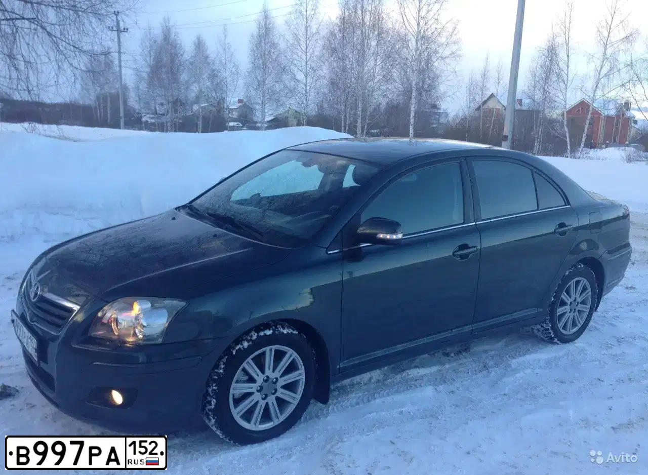 Фото автомобиля TOYOTA AVENSIS, 2006 — госномер Н577ВН716. Цвет: ТЕМНО-ЗЕЛЕНЫЙ