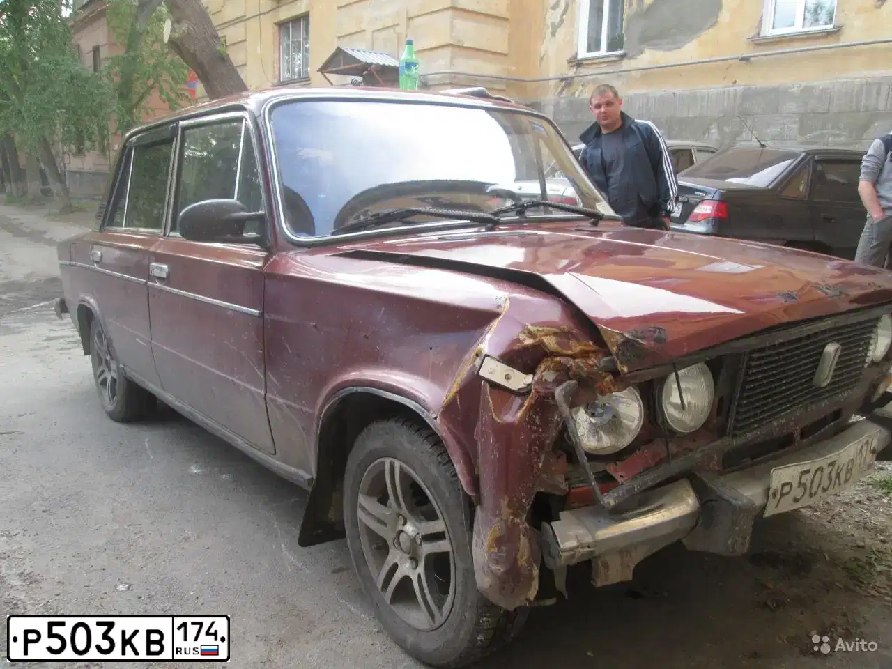 Фото автомобиля LADA 2106, 1999 — госномер Р503КВ174. Цвет: КРАСНО-КОРИЧНЕВЫЙ