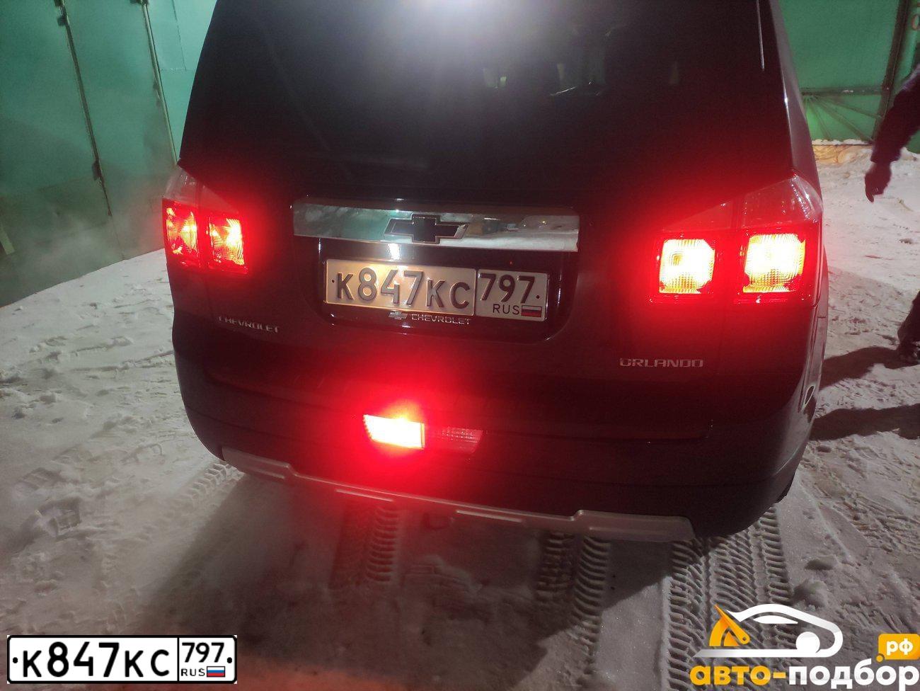 Фото автомобиля CHEVROLET ORLANDO, 2012 — госномер В308УУ799. Цвет: ЧЕРНЫЙ
