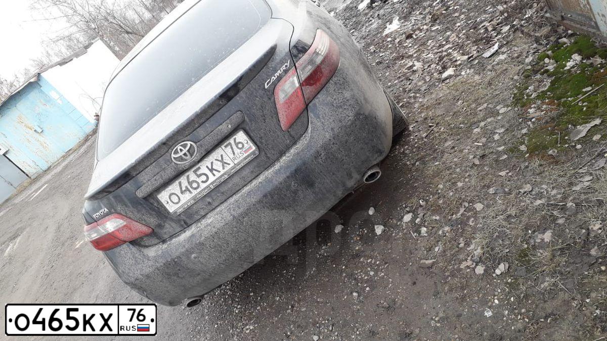Фото автомобиля TOYOTA CAMRY, 2008 — госномер О465КХ76. Цвет: ЧЕРНЫЙ