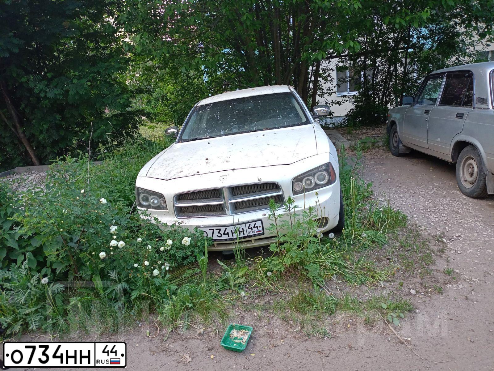 Фото автомобиля DODGE MAGNUM, 2004 — госномер О734НН44. Цвет: Белый