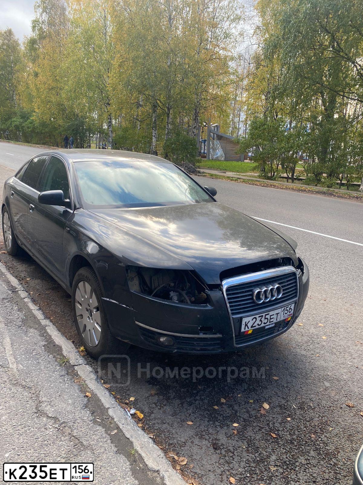 Фото автомобиля AUDI A6, 2005 — госномер А006СЕ164. Цвет: ЧЕРНЫЙ