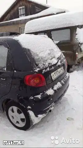 Фото автомобиля DAEWOO O MATIZ, 2008 — госномер О117НУ43. Цвет: Темно-синий