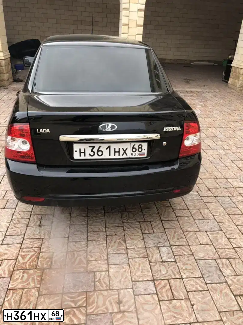 Фото автомобиля LADA 2170 PRIORA, 2013 — госномер Т190ТТ07. Цвет: Сине-Черный