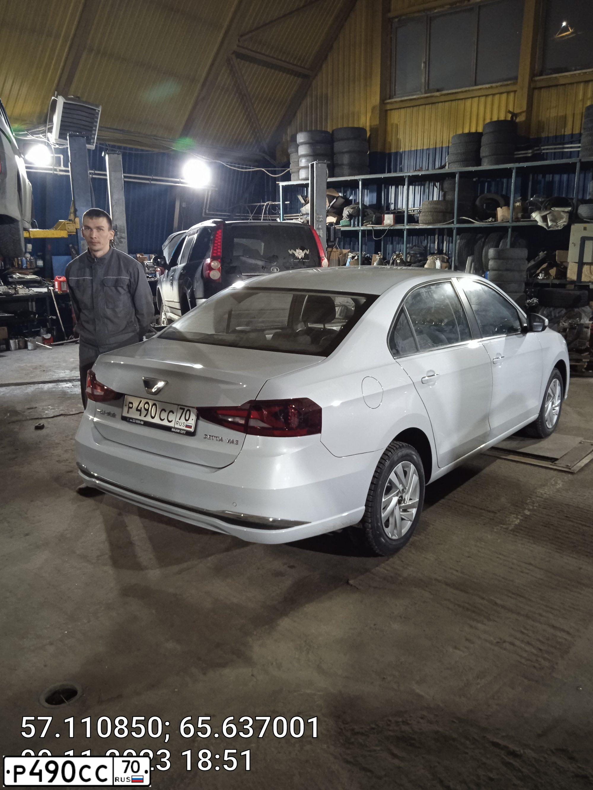 Фото автомобиля VOLKSWAGEN Jetta, 2023 — госномер Р490СС70