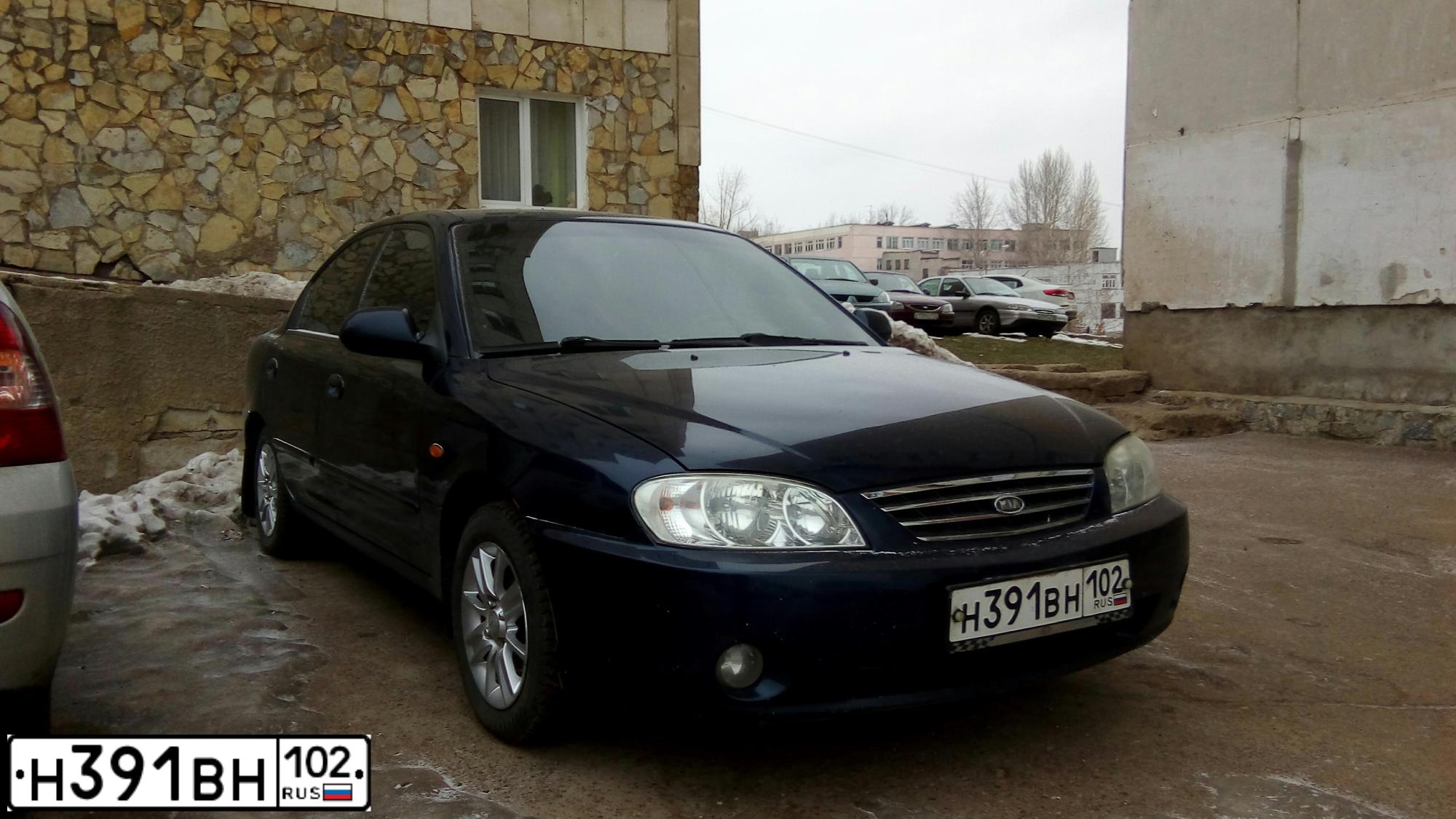 Фото автомобиля KIA SPECTRA, 2006. Цвет: СИНИЙ