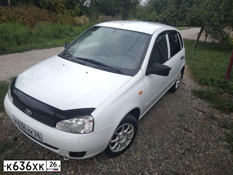 Фото автомобиля LADA 1119 KALINA, 2011 — госномер А282ТХ702. Цвет: Белый
